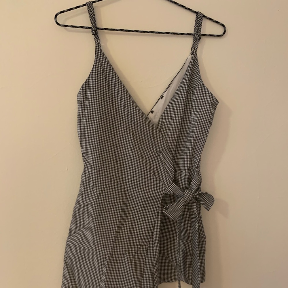 Gingham Romper